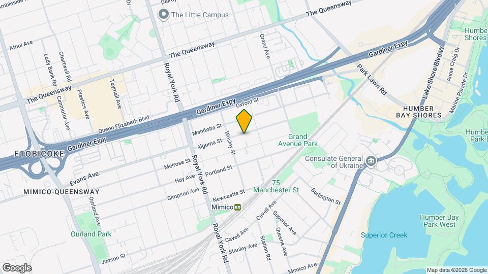 49 Algoma St Map and Location Details