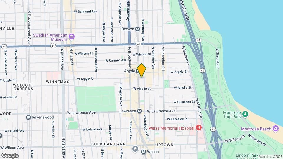 4930-4934 N Winthrop Ave Map and Location Details
