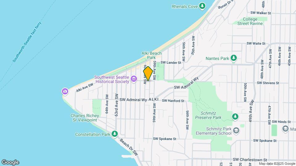 Alki Place Apartments Map and Location Details