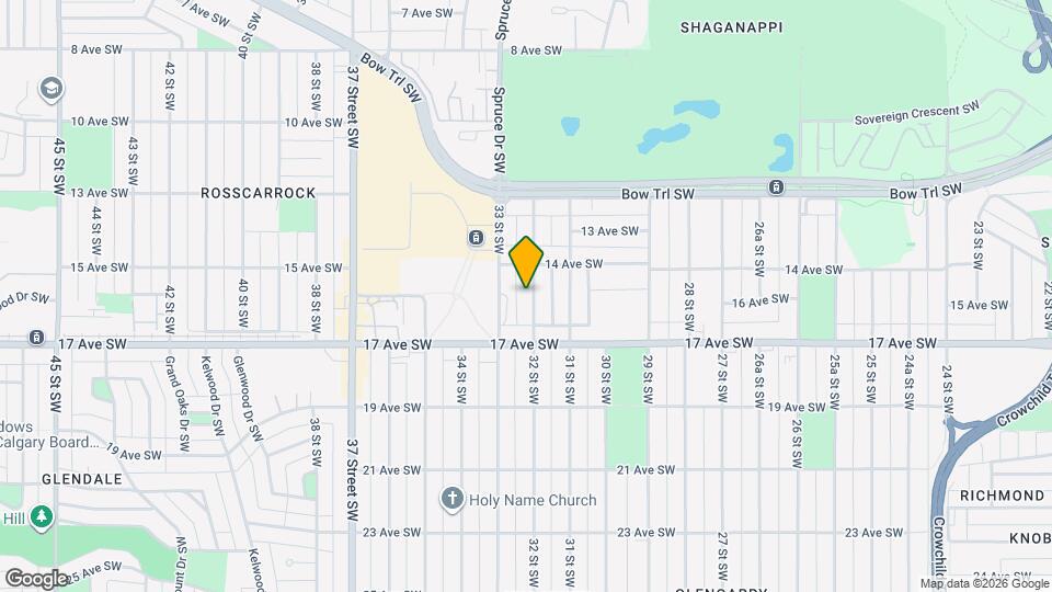 1715 32 St SW Map and Location Details