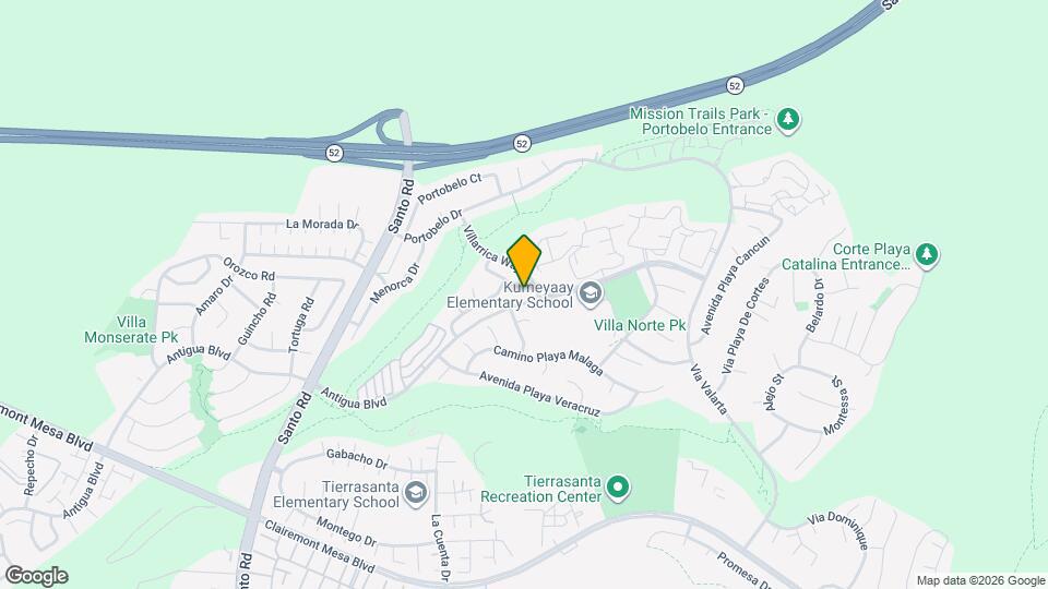 10998 Corte Playa Barcelona Map and Location Details