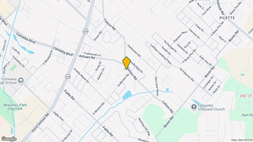 808 Tolson Rd Map and Location Details