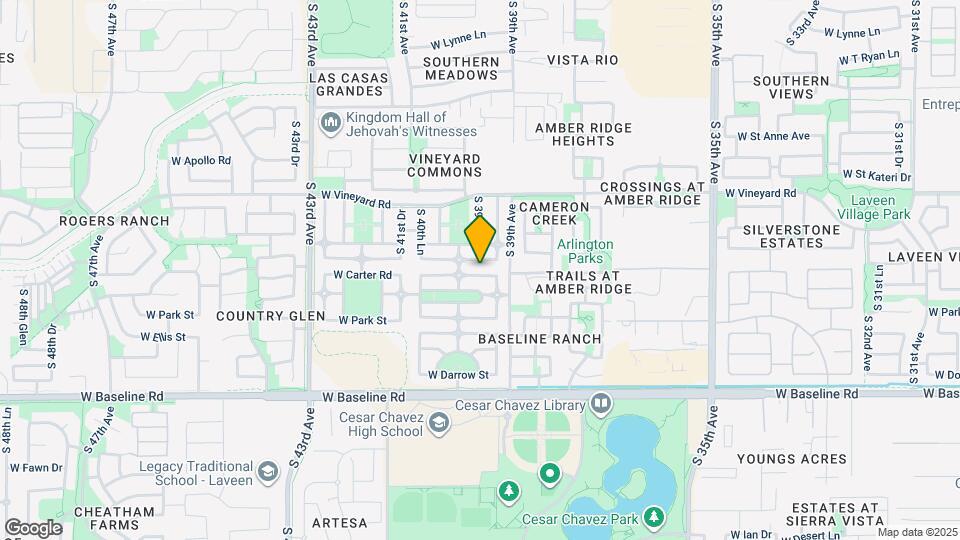 3926 W Carter Rd Map and Location Details