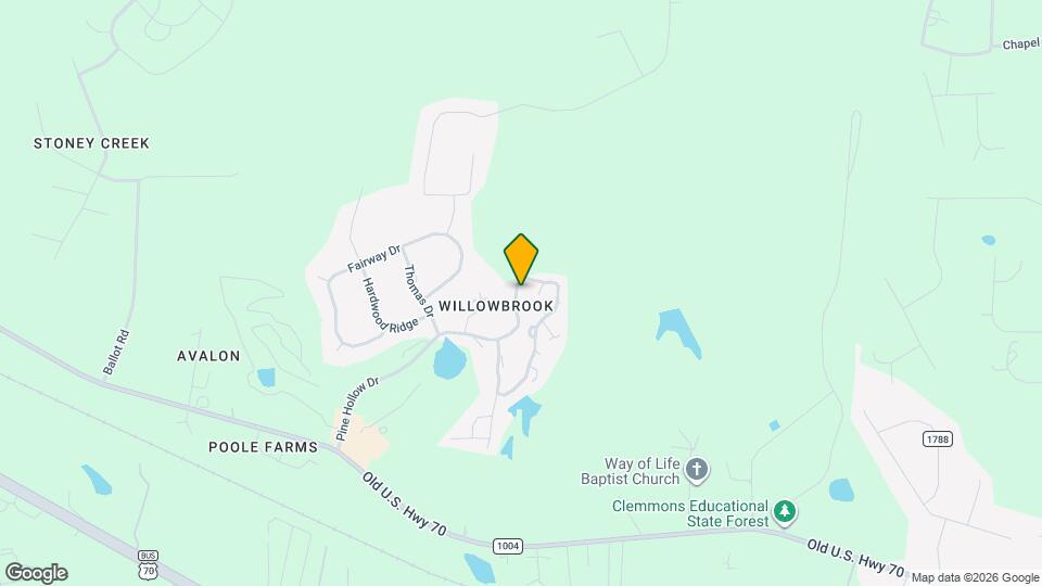 3616 Willowtree Ln Map and Location Details