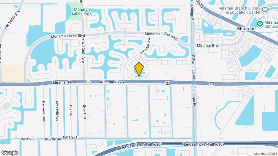 12874 SW 31st Ct Map and Location Details