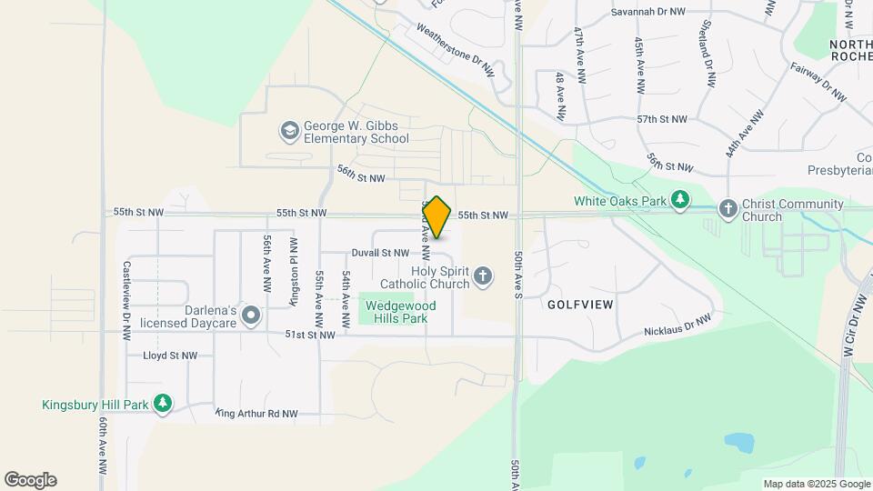 5408 Duvall Pl NW Map and Location Details