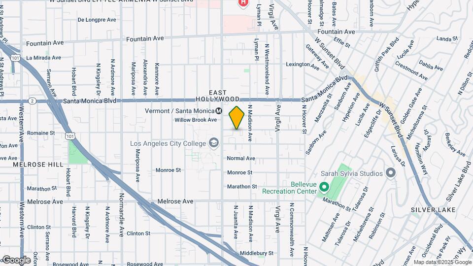 4432 E Lockwood Ave Map and Location Details