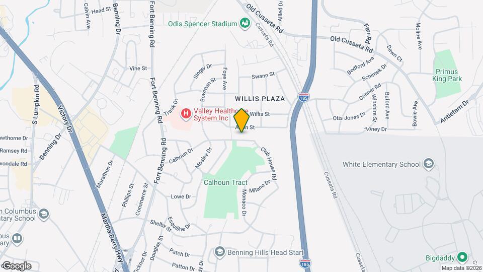 4121 Calhoun Dr Map and Location Details