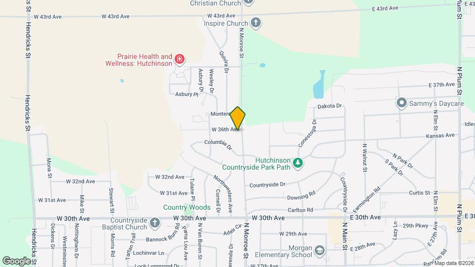 3505 N Monroe St Map and Location Details