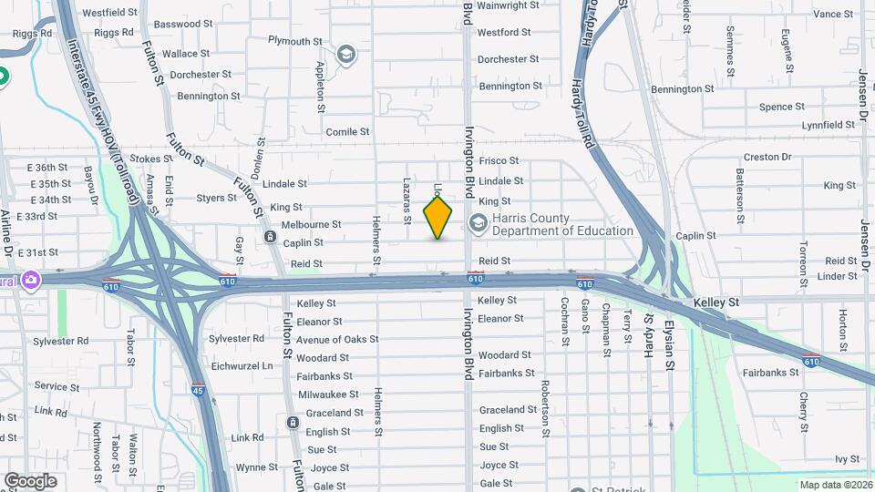 610 Caplin St Map and Location Details