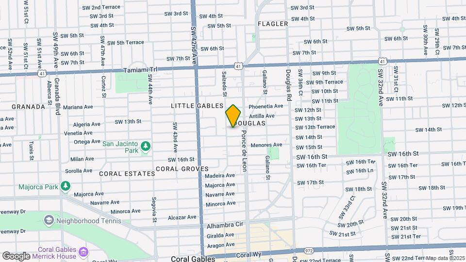 222 Sidonia Ave Map and Location Details