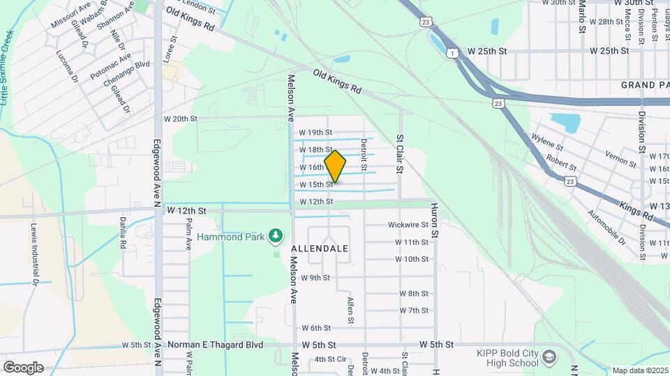 3070 W 15th St Map and Location Details