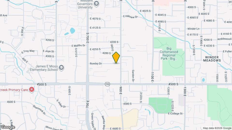 884 E Rowley Dr, Unit 103 Map and Location Details