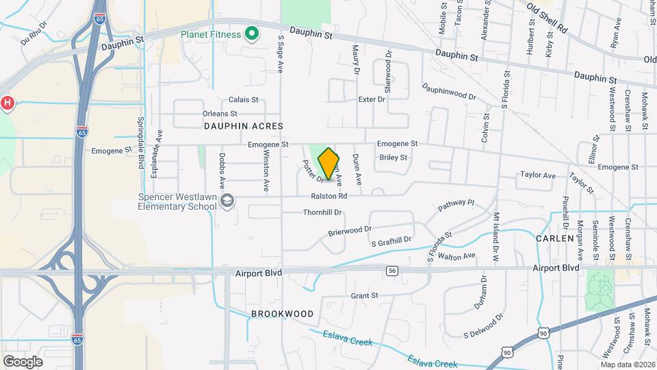 2855 Potter Dr Map and Location Details