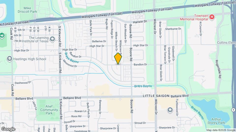 4403 Willow Beach Dr Map and Location Details