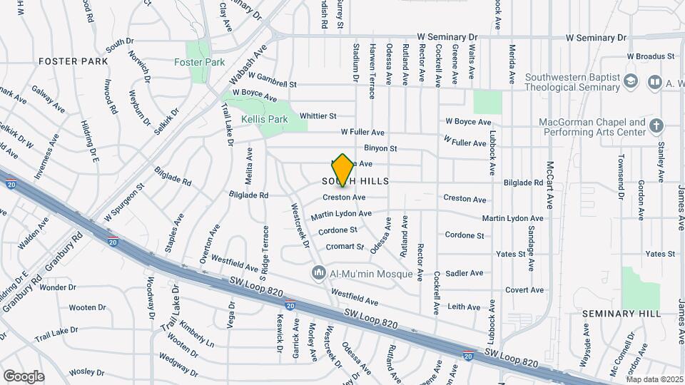 3358 Creston Ave Map and Location Details