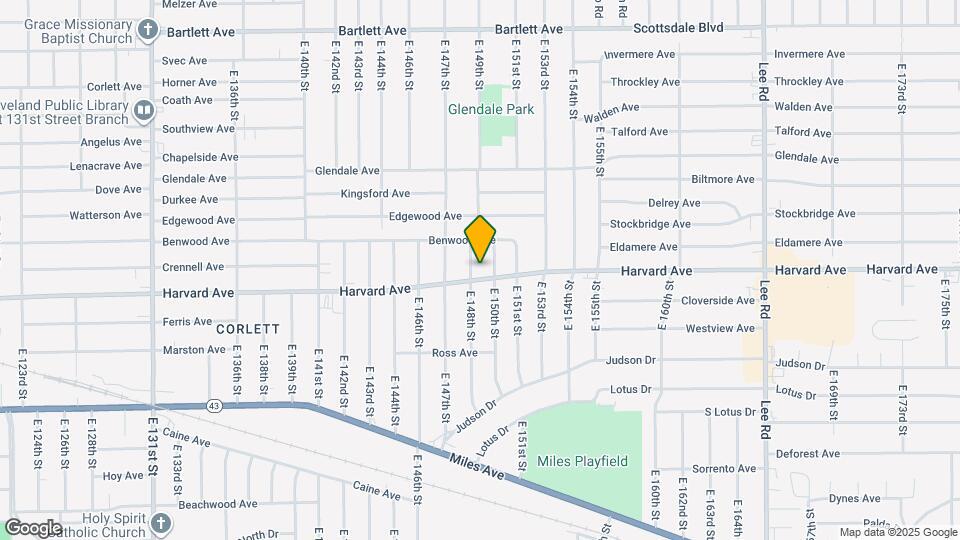 14809 Harvard Ave Map and Location Details