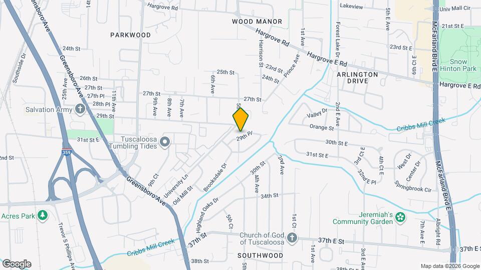 450 29th Pl Map and Location Details