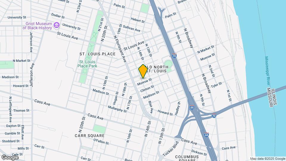 1423-1427A Monroe St Mapa y Detalles de la Ubicación