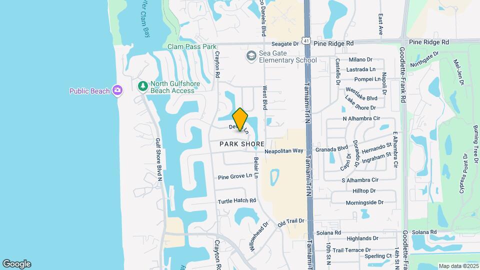 587 Parkwood Ln Map and Location Details