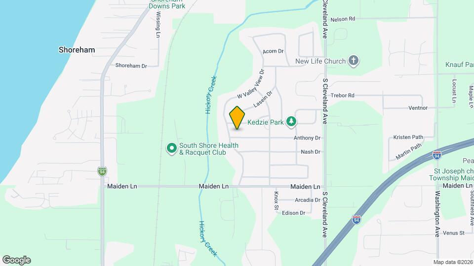 2017 Anthony Dr Map and Location Details