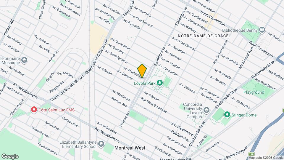 7163 Fielding Av Map and Location Details