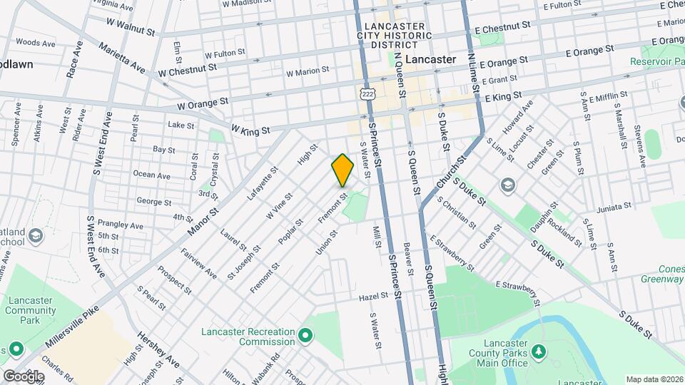 431 Fremont St Map and Location Details