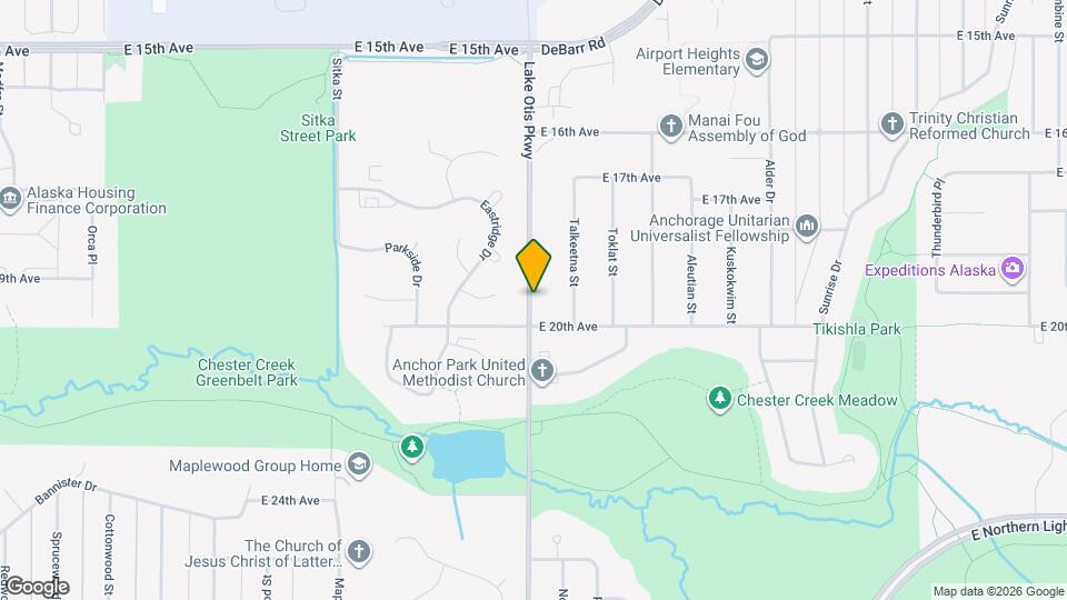 1911 Lake Otis Pkwy Map and Location Details