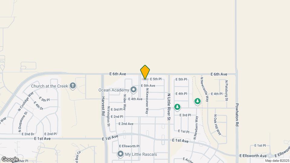 555 N Kewaunee Way Map and Location Details