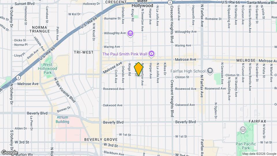 546 N Flores St, Unit 6 Mapa y Detalles de la Ubicación