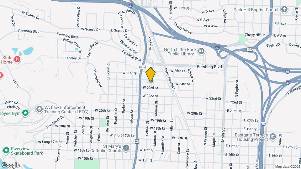 2305 Schaer St Map and Location Details