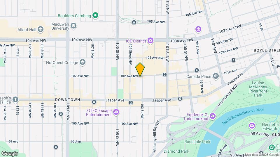 10180-103 103 St NW Map and Location Details