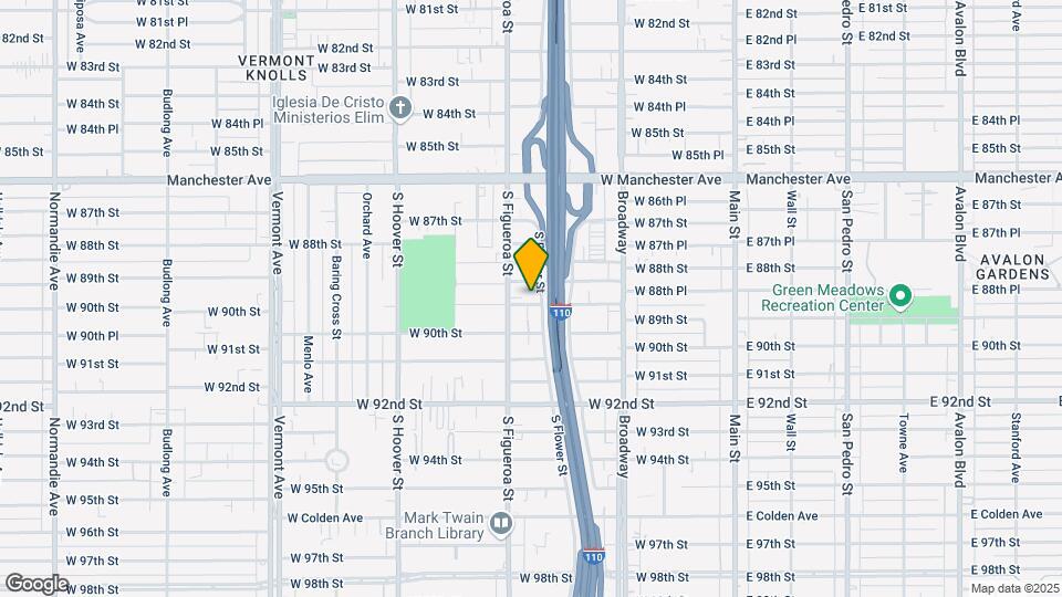 441 W 89th St Mapa y Detalles de la Ubicación
