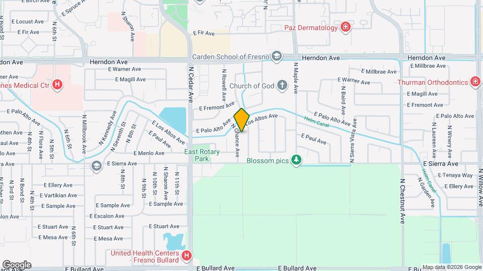 6630 N Chance Ave Map and Location Details