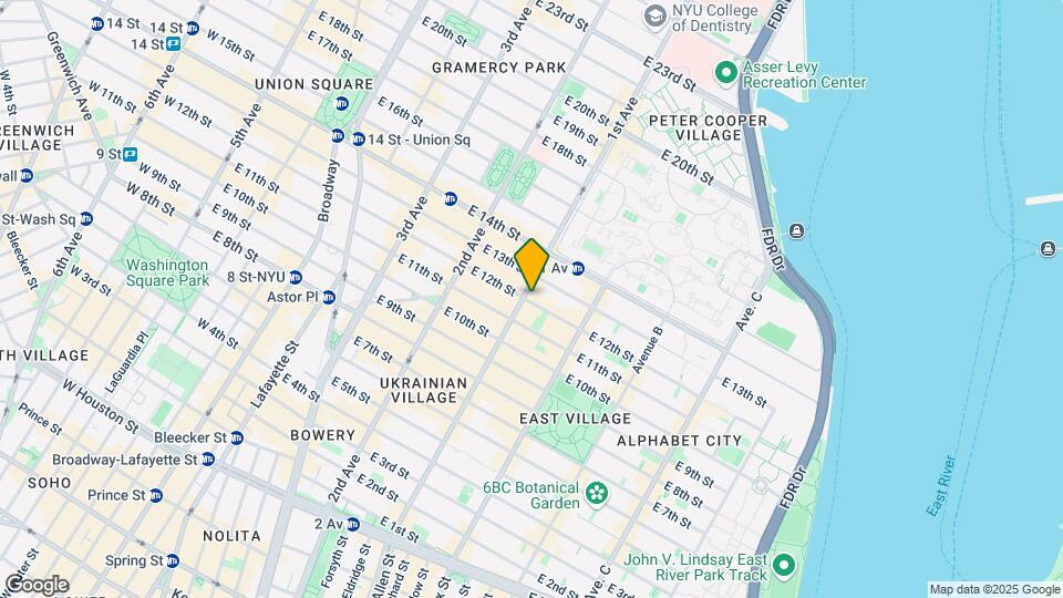 198 First Avenue Mapa y Detalles de la Ubicación