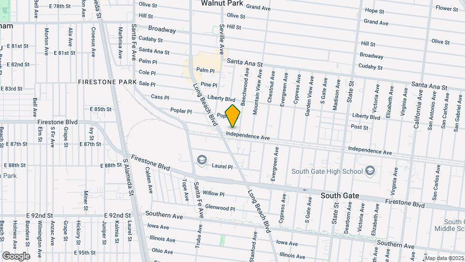 2729 Independence Ave Map and Location Details