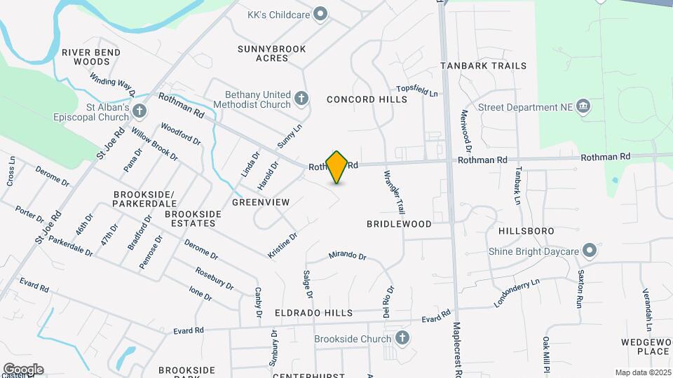 5705 Graber Dr Map and Location Details