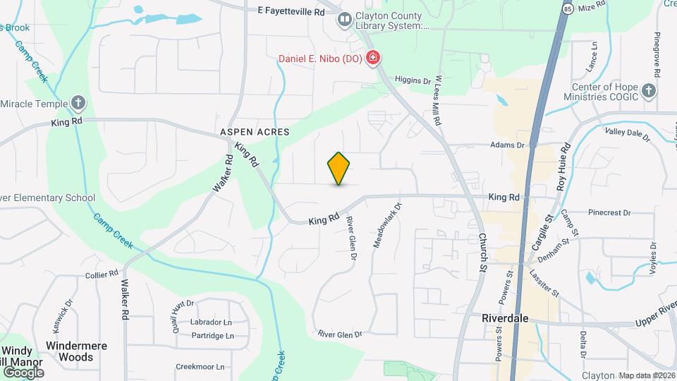 1032 Genny Ln Map and Location Details