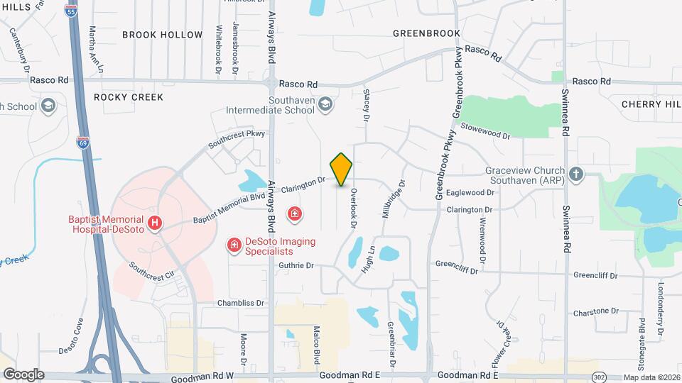 7636 Iris Dr Map and Location Details