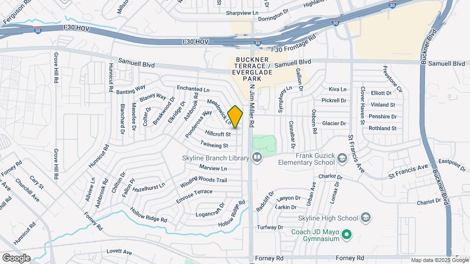 5825 Hillcroft St Map and Location Details