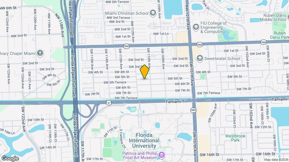 11050 SW 5th St Map and Location Details