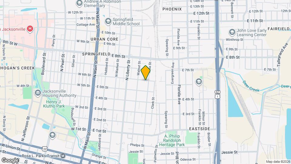 440 E 6th St Map and Location Details