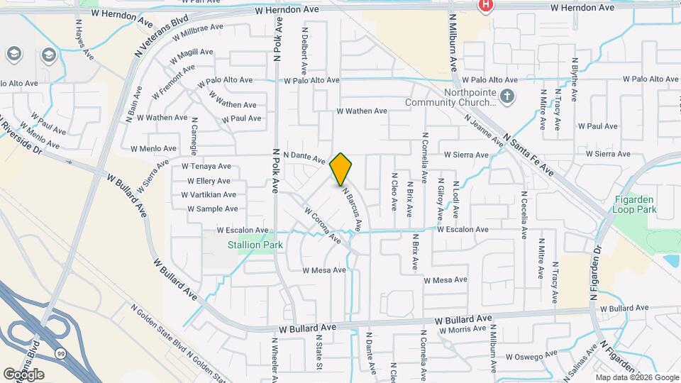 6357 N Barcus Ave Map and Location Details