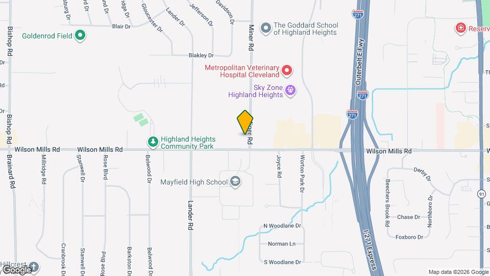 792 Miner Rd Map and Location Details