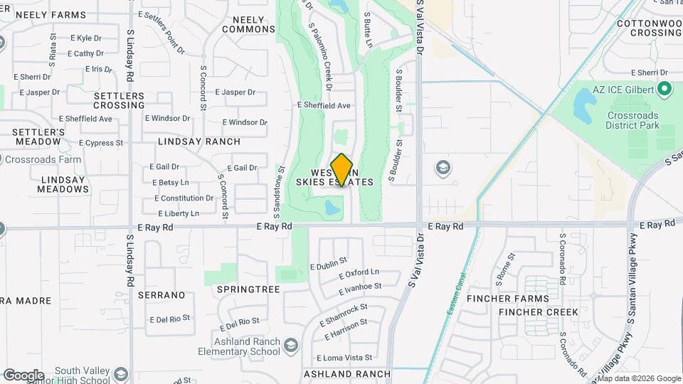 1385 E Betsy Ln Map and Location Details