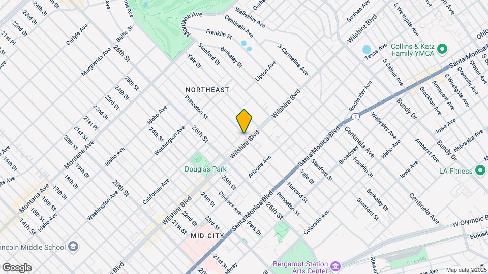 2729 Wilshire Blvd Map and Location Details