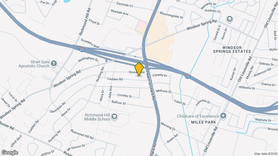 2111 Cadden Rd Map and Location Details