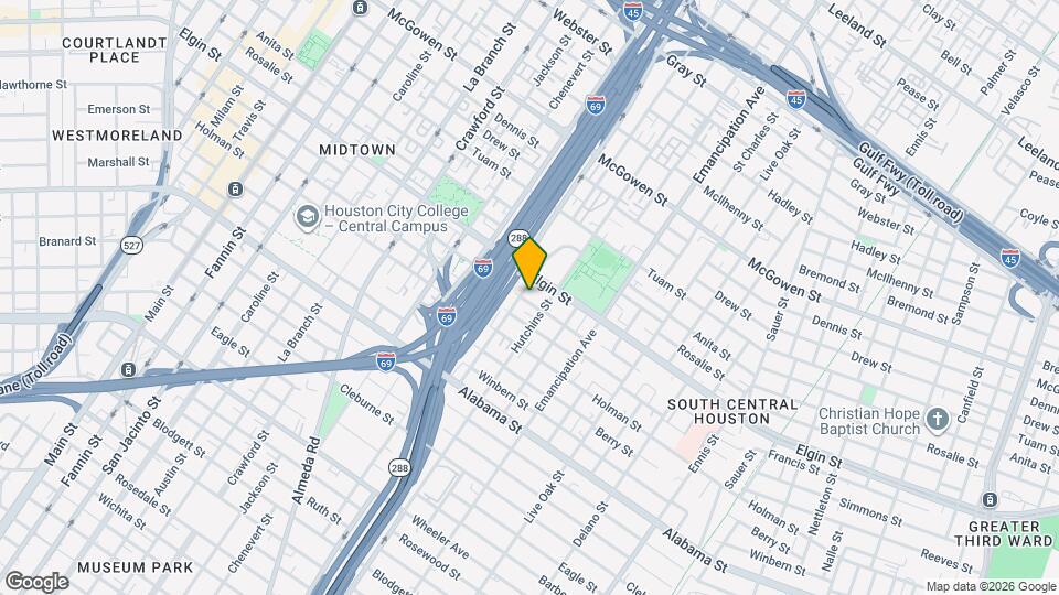 2107 Stuart St Map and Location Details