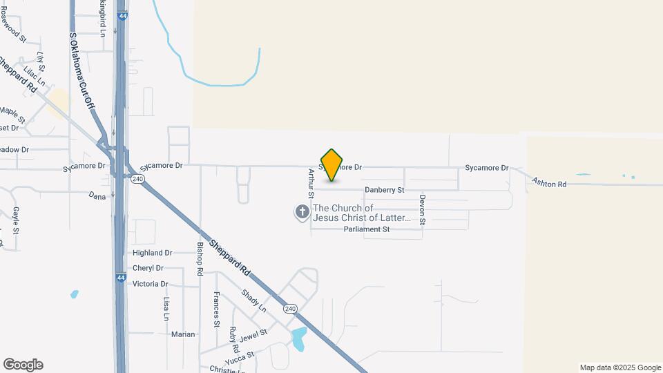 1207 Danberry St Map and Location Details