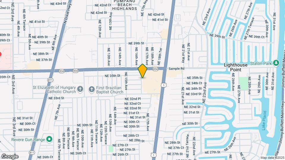 3420 NE 16th Ter Map and Location Details